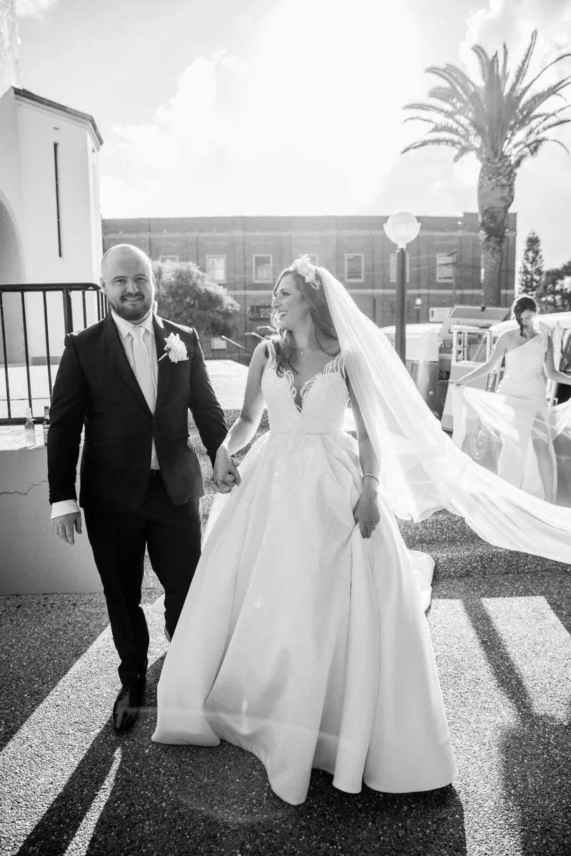 Taharna, A princess ball gown that transforms for the reception